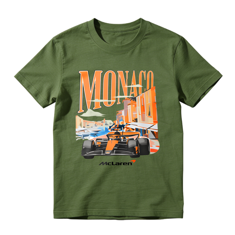 Monaco Formula One Race Car McLaren Design Unisex Classic T-shirt