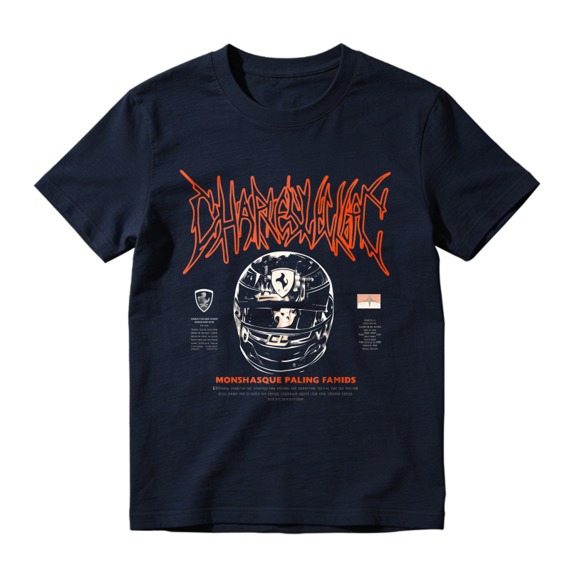 Dharmaslagg Masked Football Helmet Design Unisex Classic T-shirt