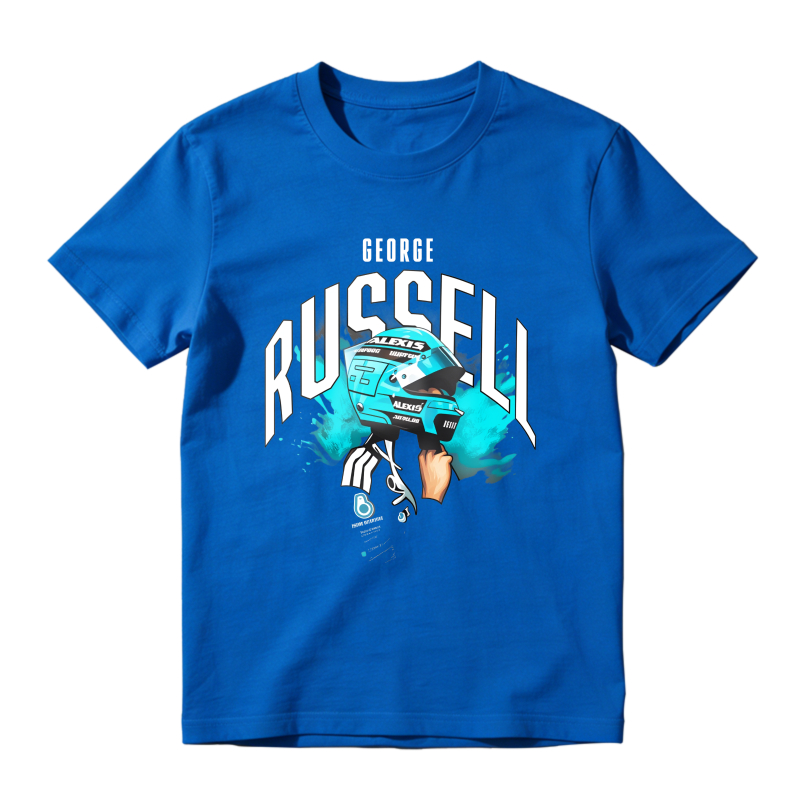 George Russell Formula One Racing Car Graphic Unisex Classic T-shirt