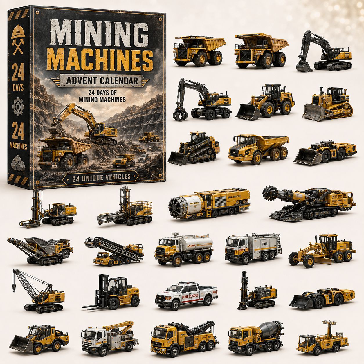🚜 Build the Fleet Collection 24‑Day Vehicle Advent Calendar Series