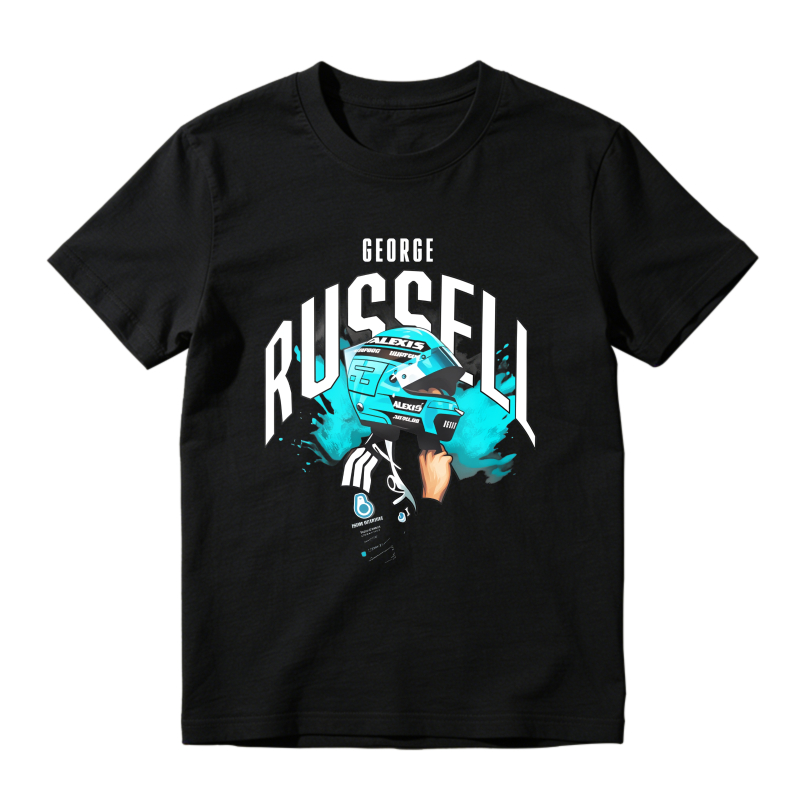 George Russell Formula One Racing Car Graphic Unisex Classic T-shirt