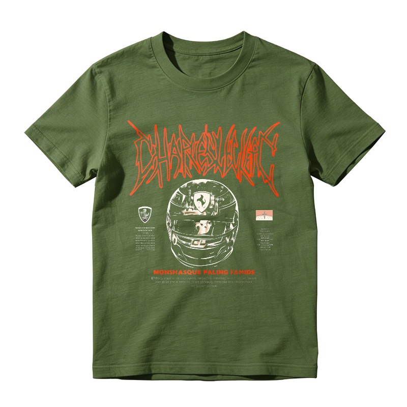 Dharmaslagg Masked Football Helmet Design Unisex Classic T-shirt