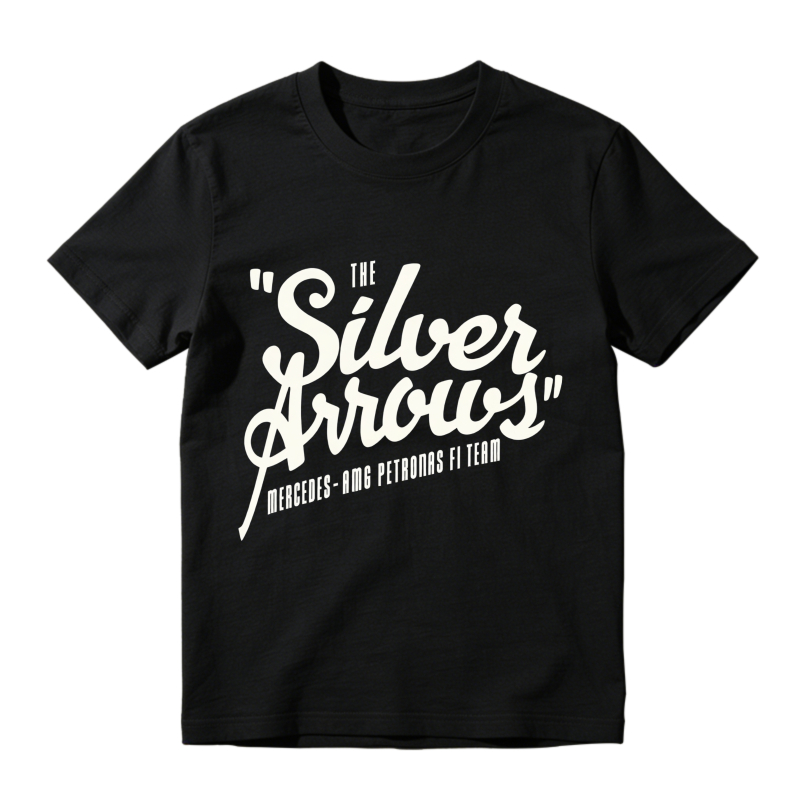The Silver Arrows Mercedes Amg Petronas F1 Team Unisex Classic T-shirt