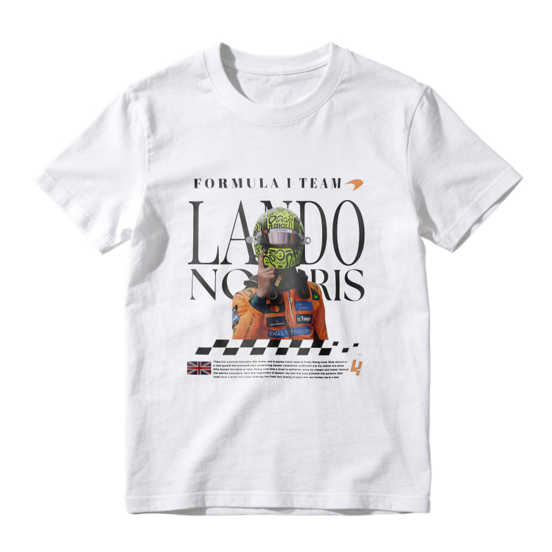 Formula 1 Team Lando Norris Racing Driver Graphic Unisex Classic T-shirt