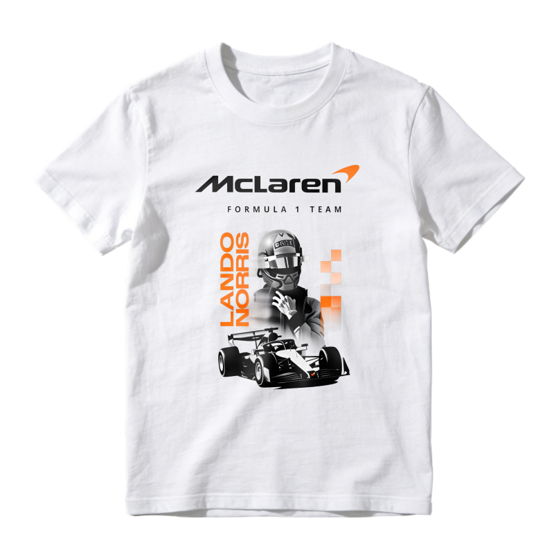 McLaren Formula 1 Team Lando Norris Racing Car Unisex Classic T-shirt