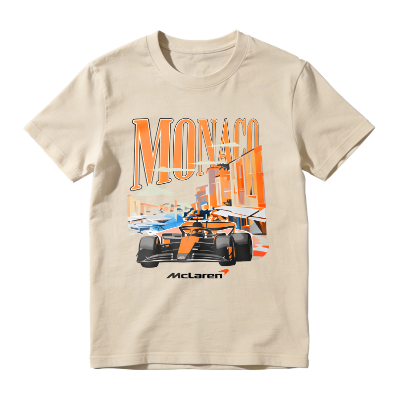 Monaco Formula One Race Car McLaren Design Unisex Classic T-shirt