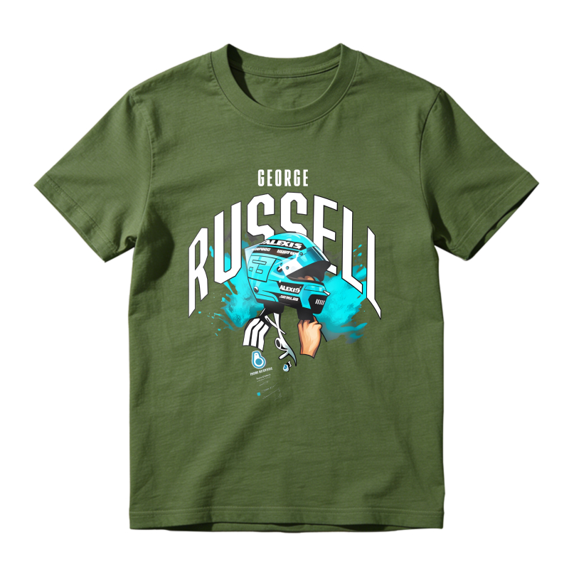 George Russell Formula One Racing Car Graphic Unisex Classic T-shirt