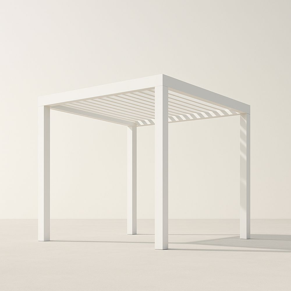 Alumínium kerti pergola 3x3 m Fehér