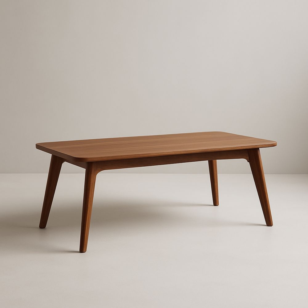 Tömör Fa Dohányzóasztal 120x60x45 cm