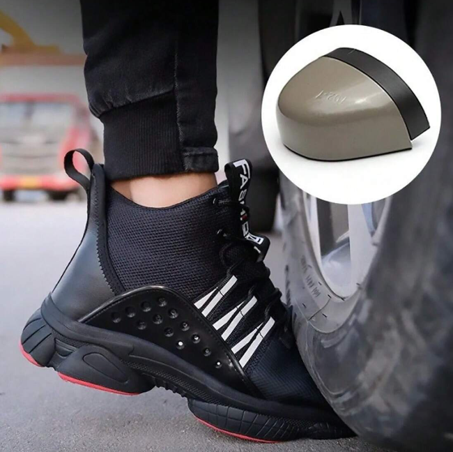 Steel Toe Boots for Men Winter Work Boots Lightweight Comfortable Safety Shoes Indestructible Steel Toe Sneakers Hiking