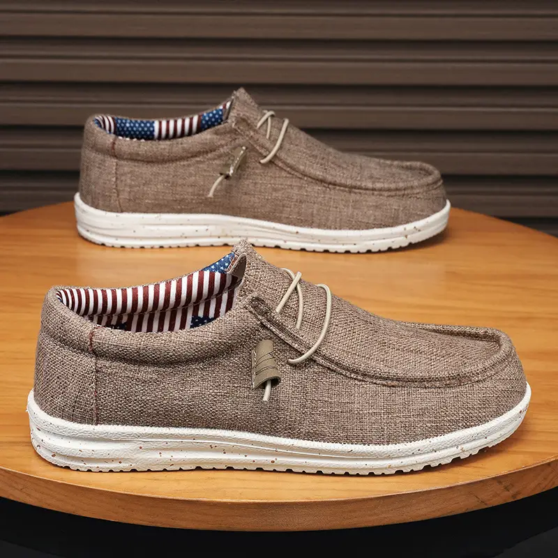 Mens Slip-On Loafers - Fashionable & Breathable, Non-Slip Sneakers - Ideal for Outdoor Wear