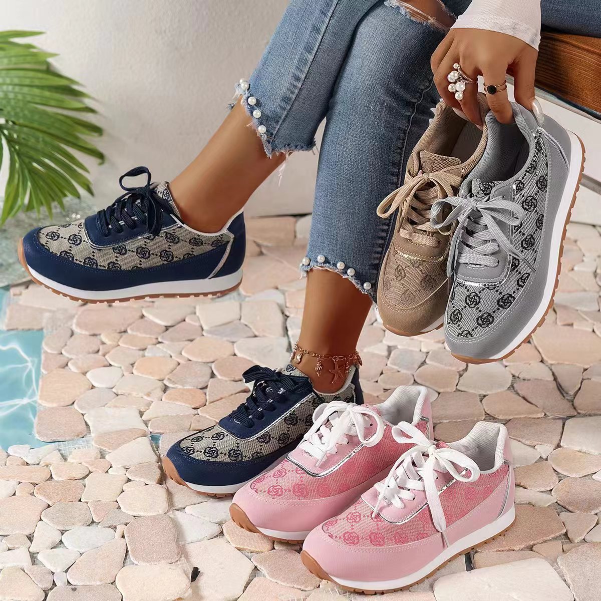 Women's Arch Support & Breathable and Light & Non-Slip Shoes - Proven Plantar Fasciitis, Foot and Heel Pain Relief