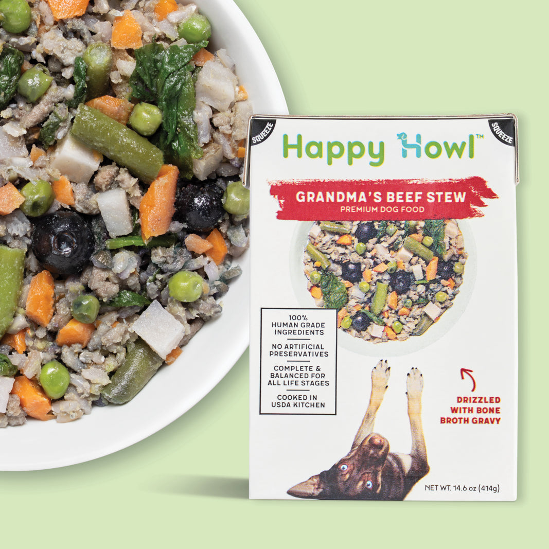 100% Human-Grade Dog Food Variety Pack, Natural Meals with Organic Turkey, Lamb & Beef