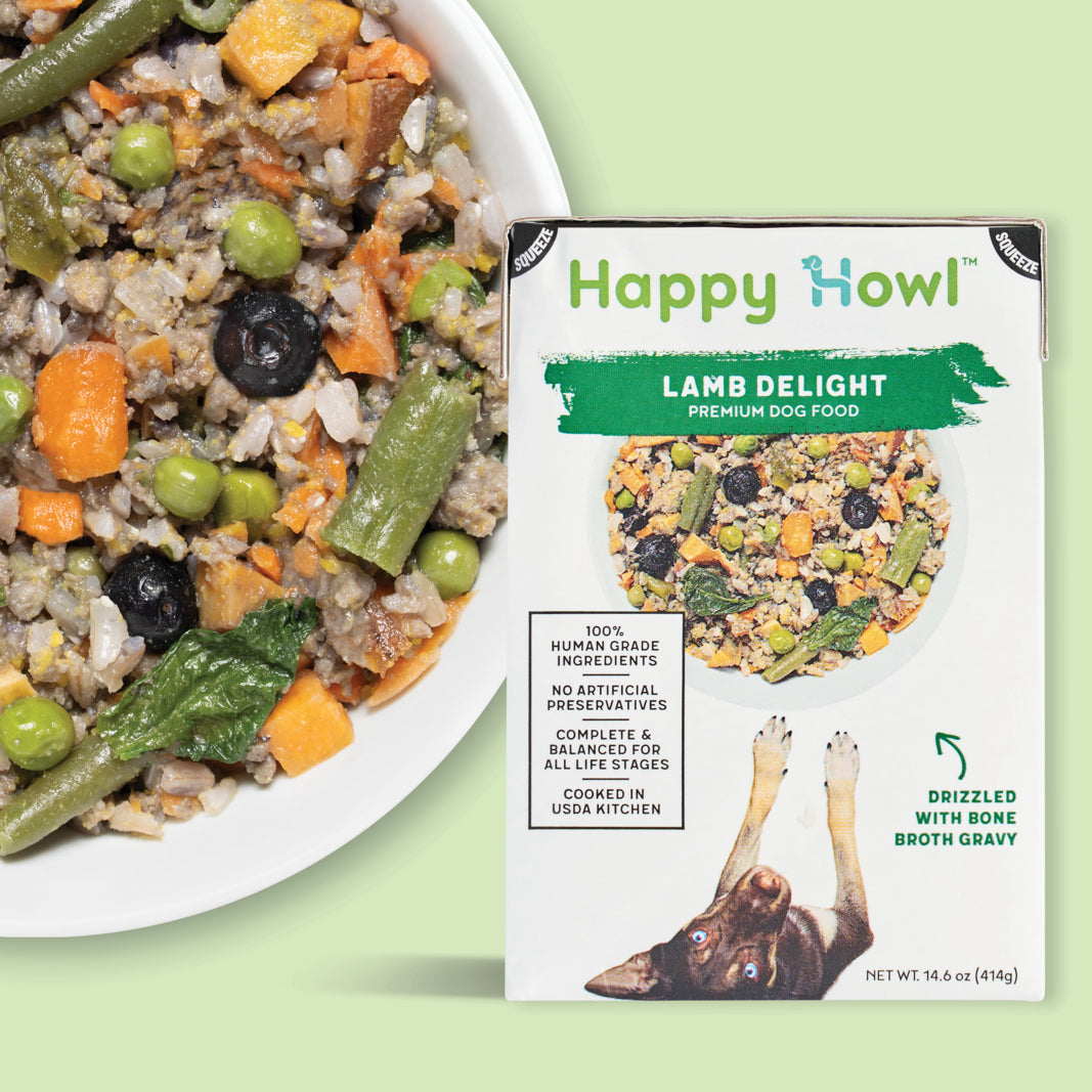 100% Human-Grade Dog Food Variety Pack, Natural Meals with Organic Turkey, Lamb & Beef