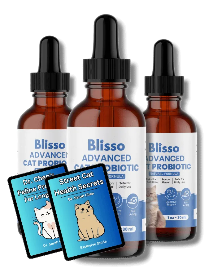 Blisso Advanced Cat Probiotic Drops, Gut & Kidney Support Digestive Supplement