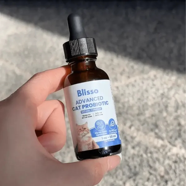 Blisso Advanced Cat Probiotic Drops, Gut & Kidney Support Digestive Supplement