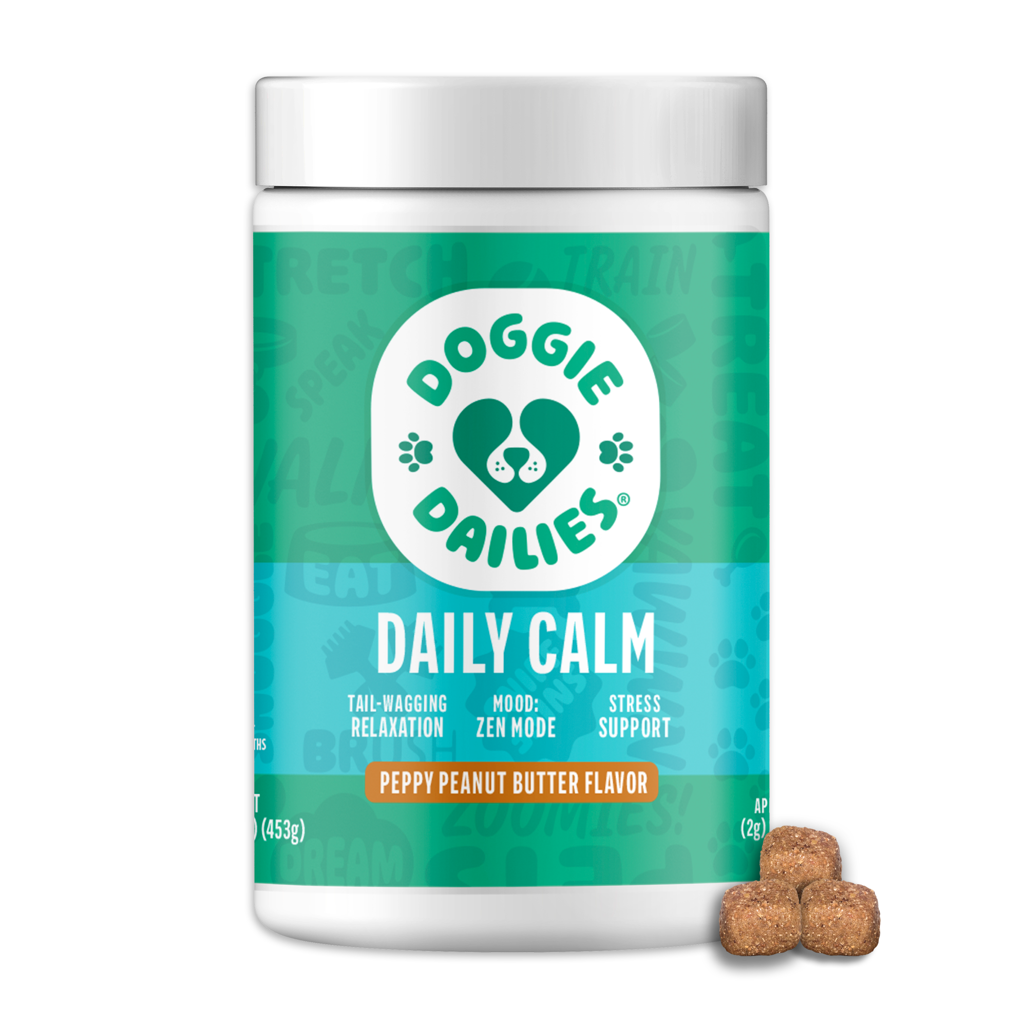 Dog Calming Soft Chews, Natural Daily Stress & Anxiety Support Supplement