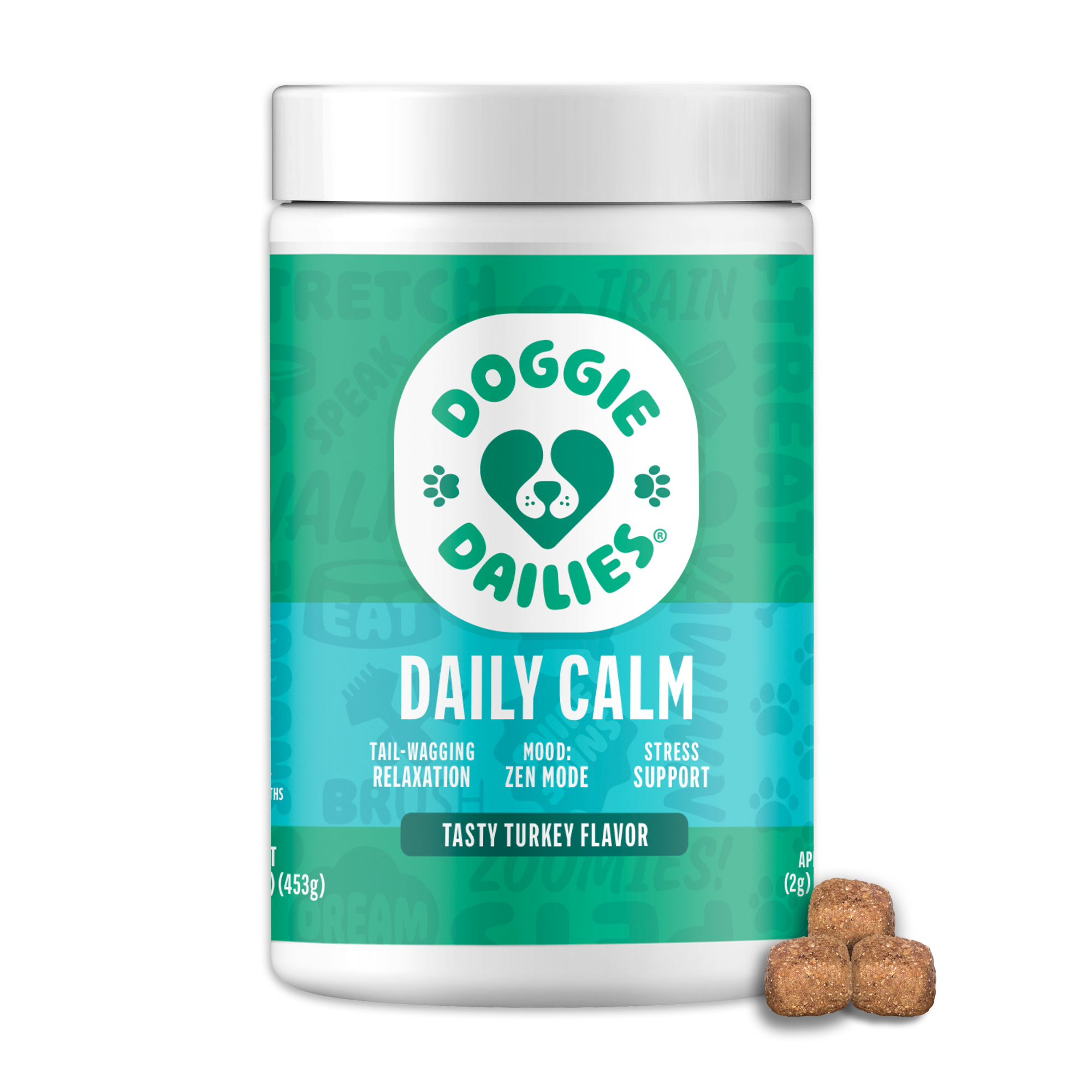 Dog Calming Soft Chews, Natural Daily Stress & Anxiety Support Supplement