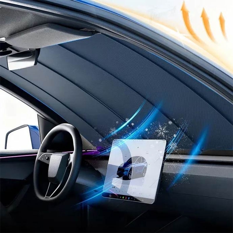Motorized Windshield Sunshade Suitable For All Vehicle Models