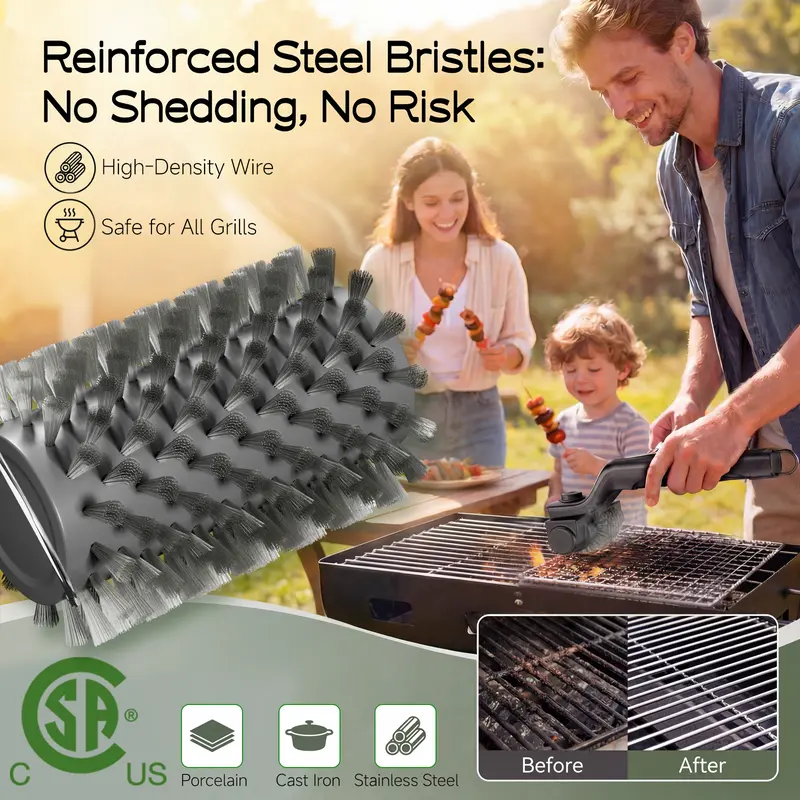 2026 Electric Grill Brush for Outdoor