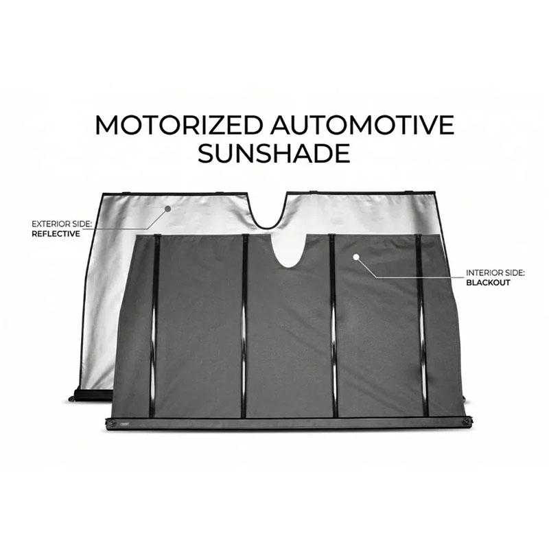 Motorized Windshield Sunshade Suitable For All Vehicle Models