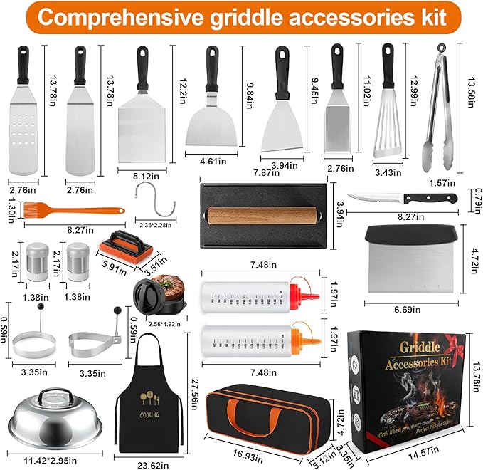 Professional Griddle Accessories Kit(42PCS)