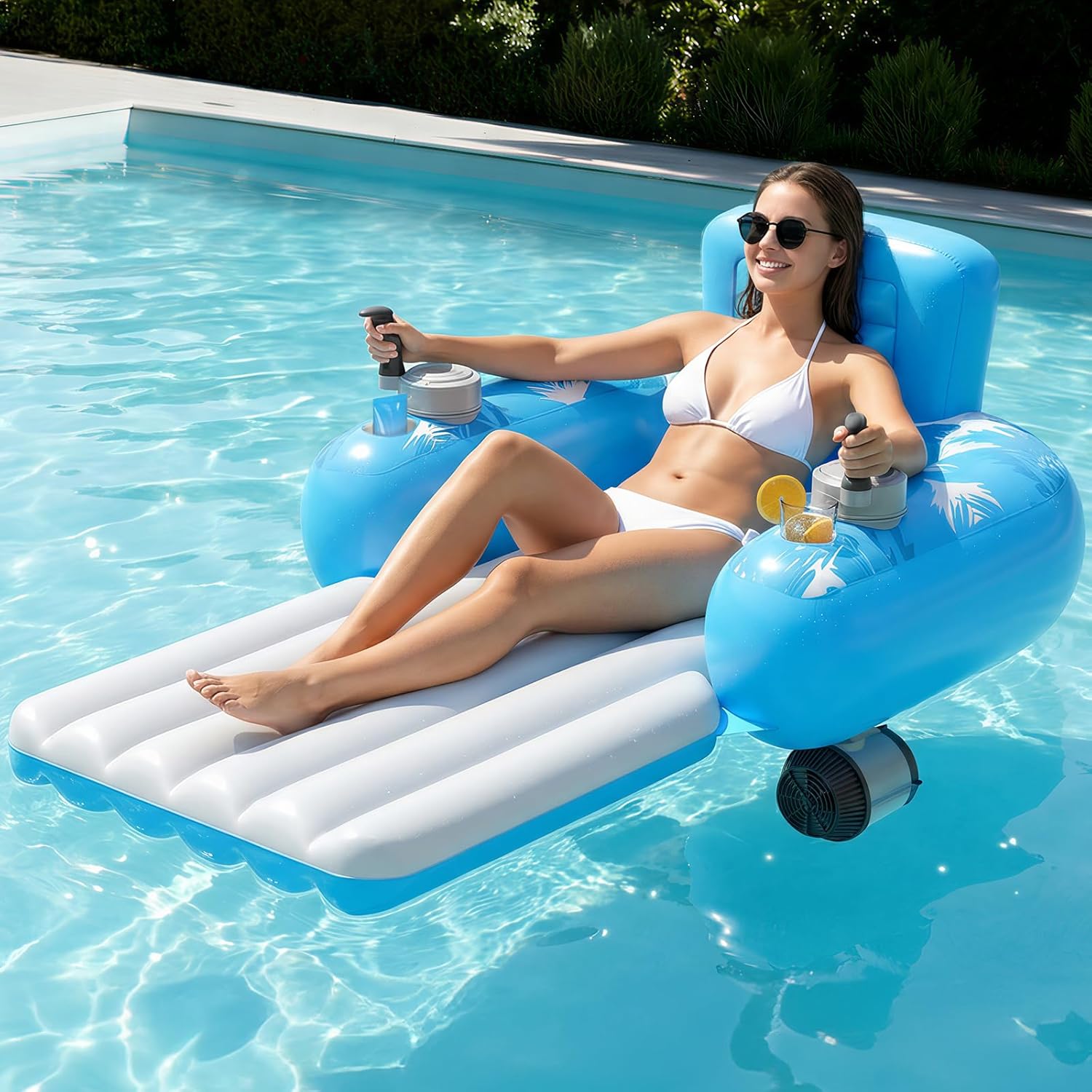 Inflatable Motorized Pool Floats for Adults