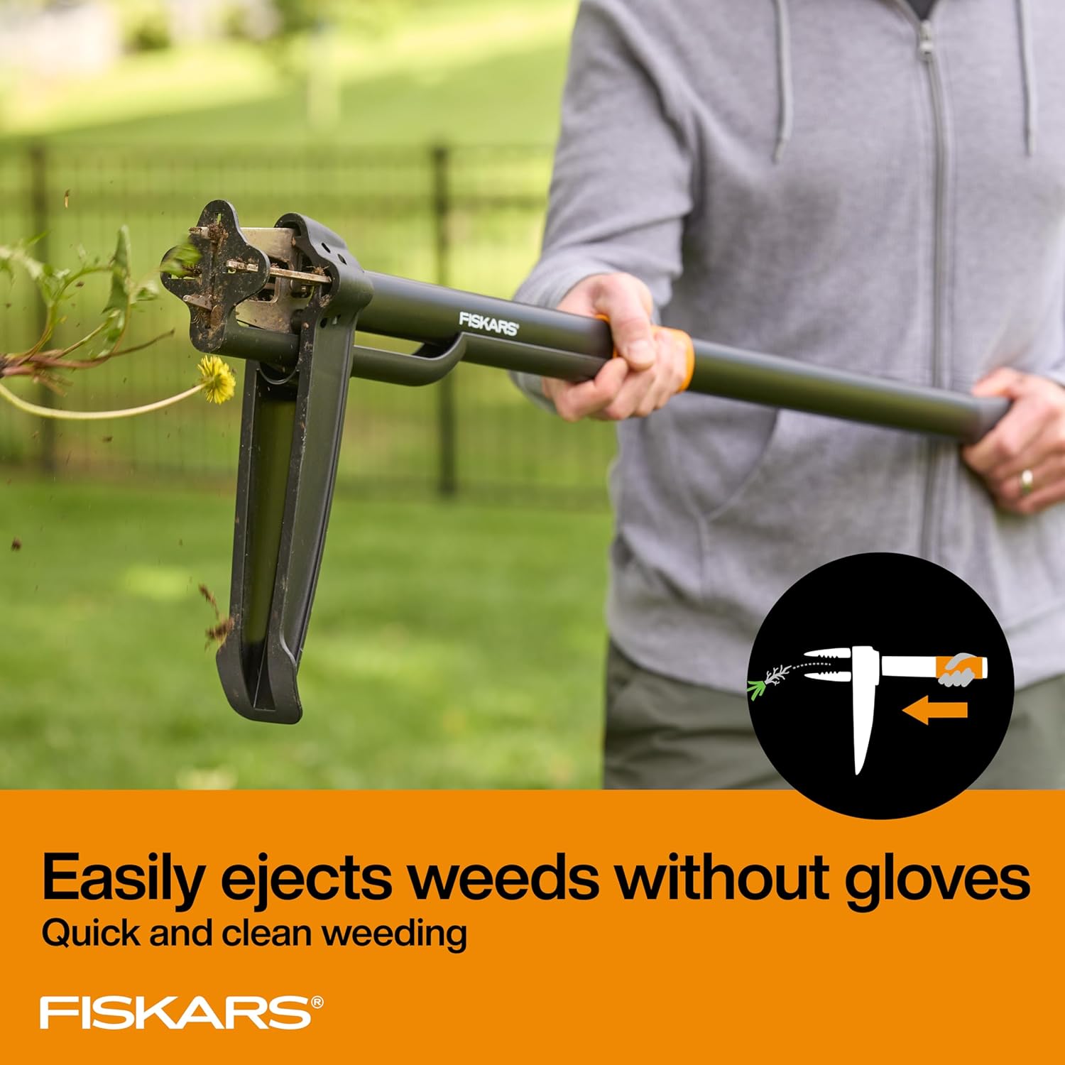 Stand-Up Weed Puller Tool