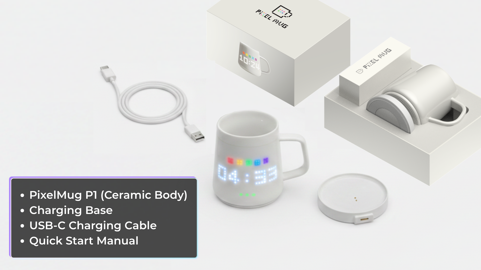 PixelMug P1 what's in the box