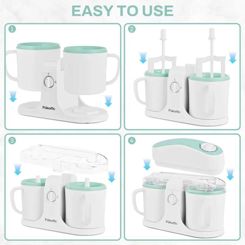 Ice Cream Maker Machine With Two Ice Cream Bowls