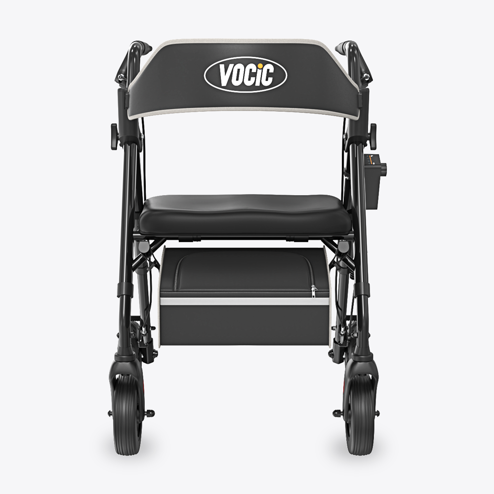 VOCIC Z63 Rollator with Adjustable Resistance - Speed Control Walker