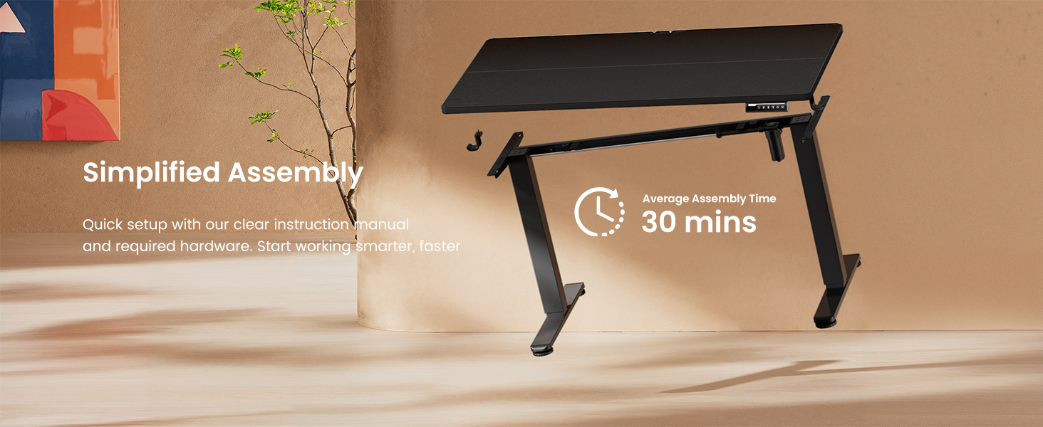 computer desk adjustable