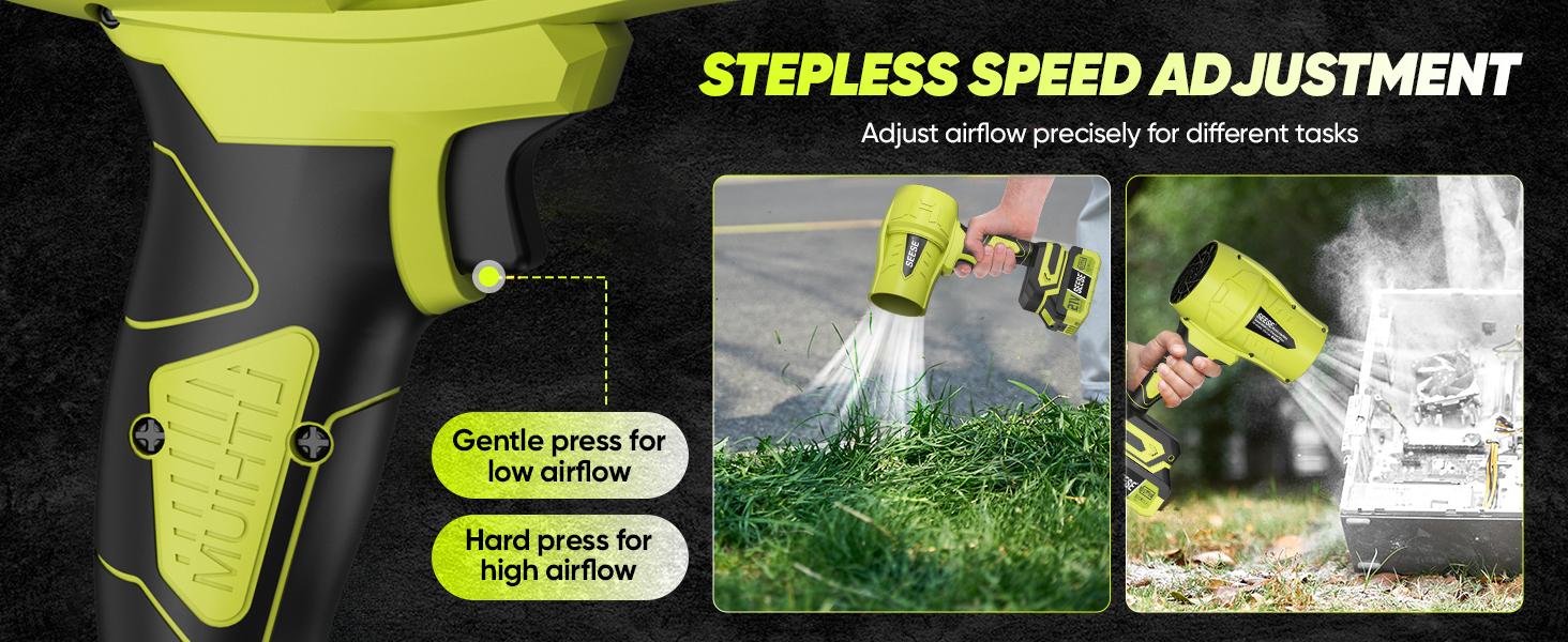 【SummerVibes】SEESE Turbo Jet Blower,Leaf Blower, Violent Turbo Fan, Pure Copper Motor,Car Drying After Wash, Handheld Snow Blower,Cordless Turbo Power Air Duster,Home Improve,Garden Mainte Holiday gifts