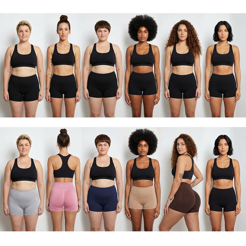4-Pieces High Waist Tummy Control Side-Ribbed Butt-Lifting Seamless Knitted Shorts, Lightweighted Summer Shorts, Stretchy Womenswear Bottom Peachy Shorts 4-Pieces High Waist Tummy Control Side-Ribbed Butt-Lifting Seamless Knitted Shorts, Lightweighted Summer Shorts, Stretchy Womenswear Bottom Peachy Shorts