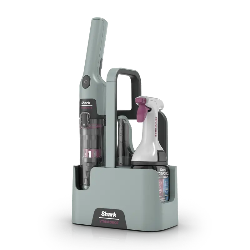 StainForce Handheld Spot & Stain Cleaner with Storage Caddy & Crevice Tool