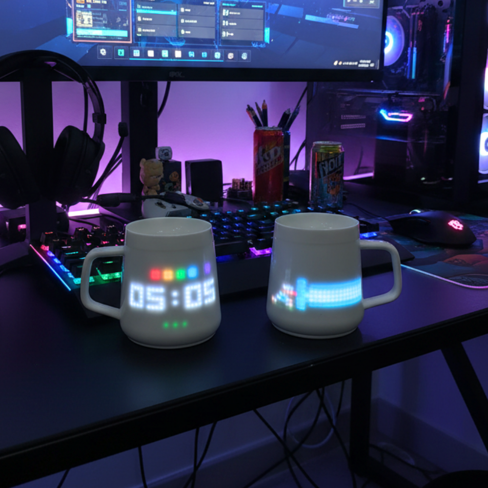 The Customizable Pixel Art LED Smart Mug