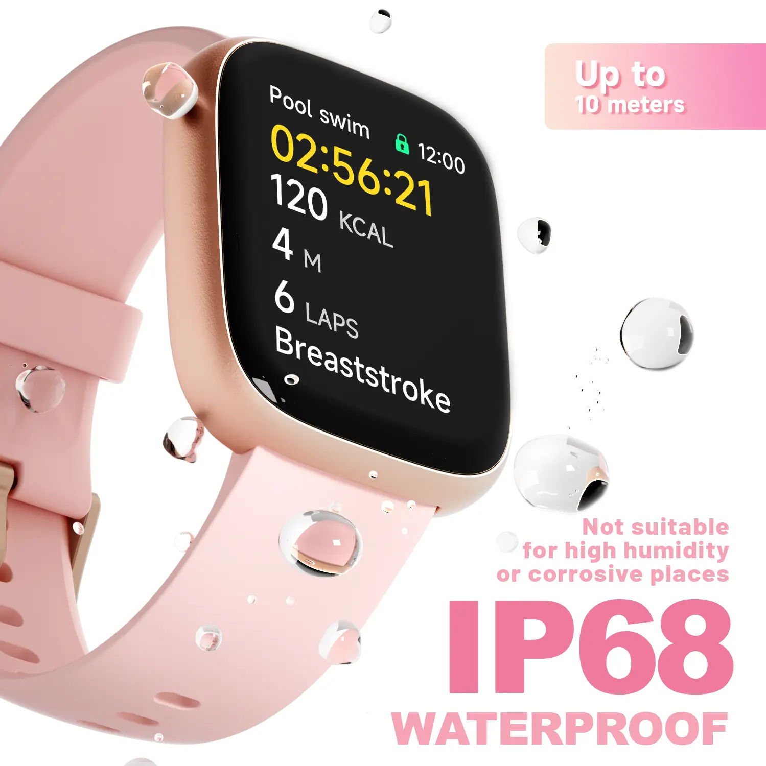 TOOBUR Smart Watch for Women Man, Fitness Tracker with Answer/Make Calls, Sports Watch with Sleep Monitor/100 Sports Models/IP68 Waterproof Pedometer, Smartwatch Compatible Android iOS