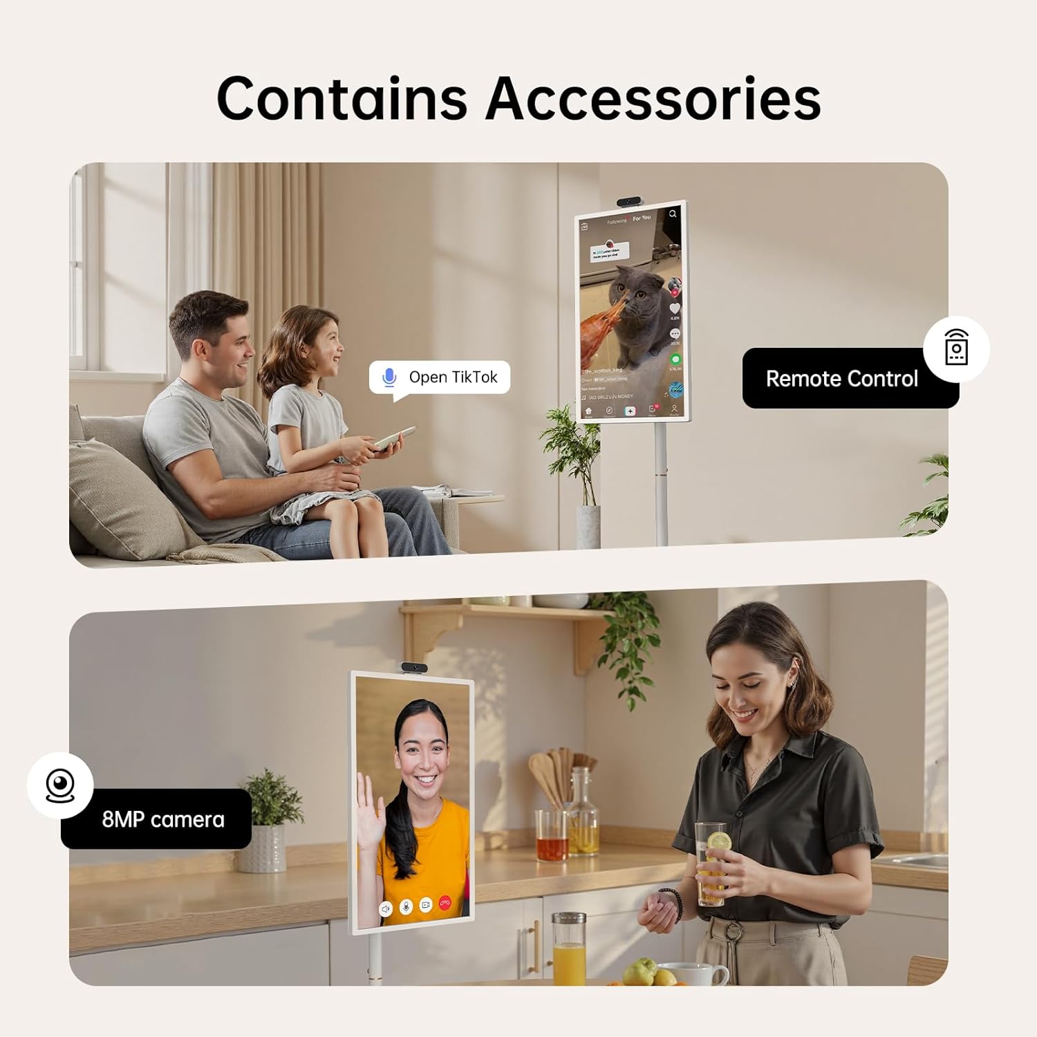 32 Inch UHD 4K Smart Portable TV