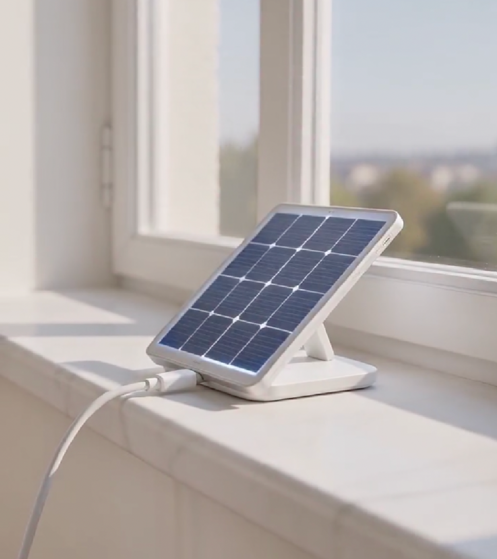 Solar-powered fan