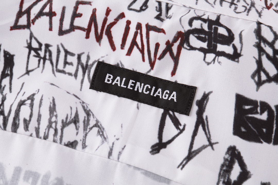 BA Full printed graffiti long sleeved shirt