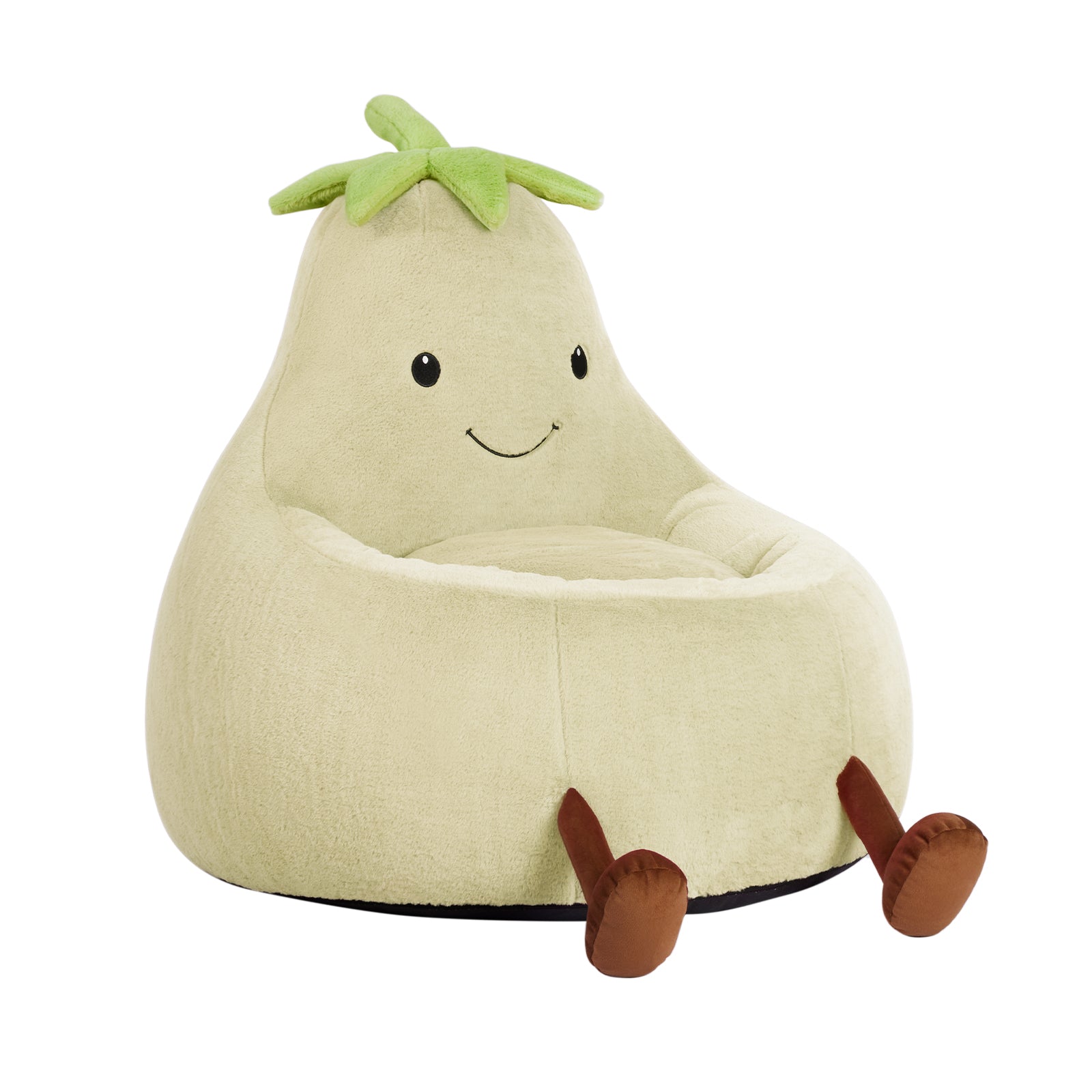 Eggplant Bean Bag Chair – Soft ＆ Supportive