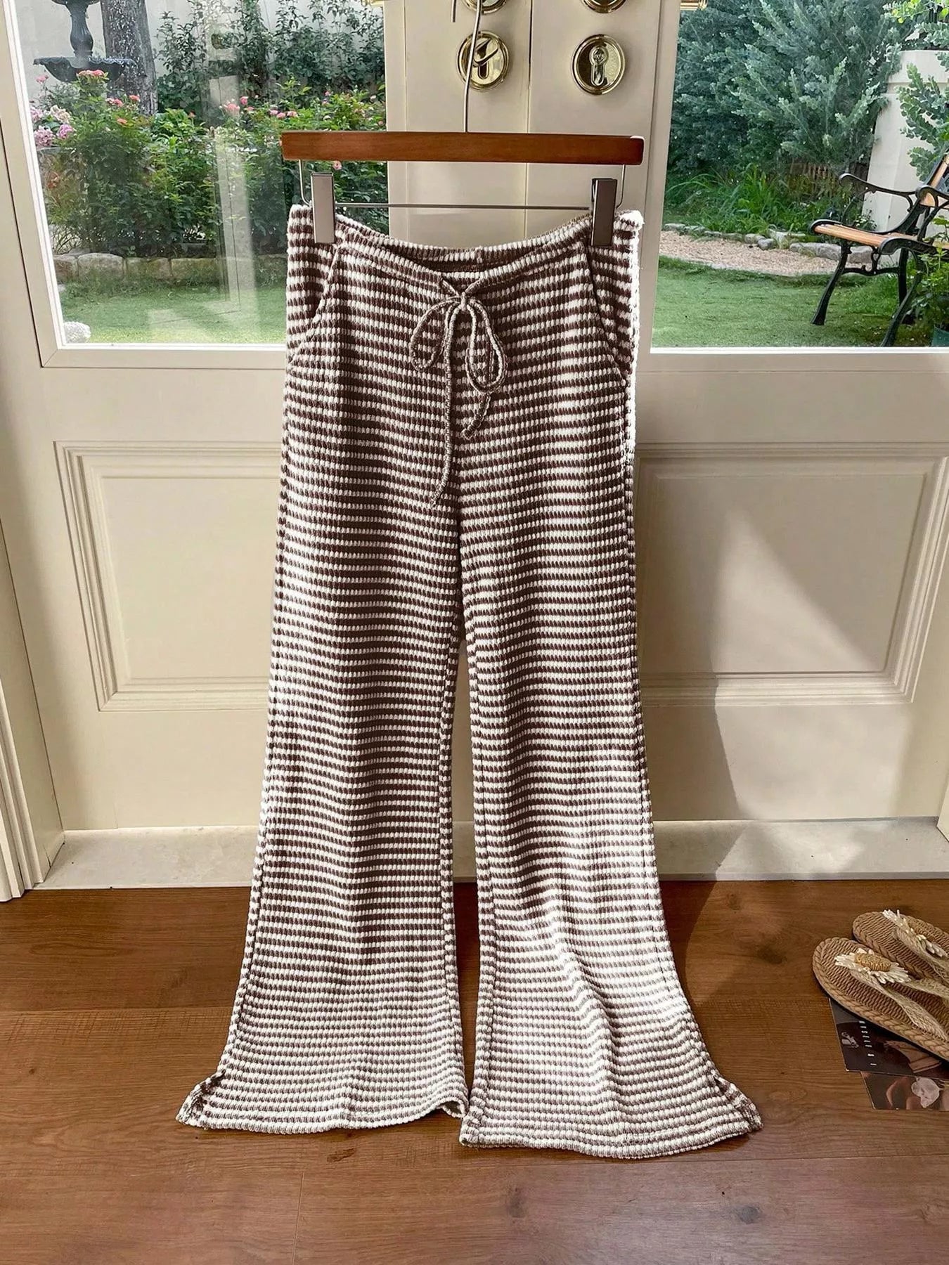 Hazel Blues® |  Drawstring Wide Leg Pants