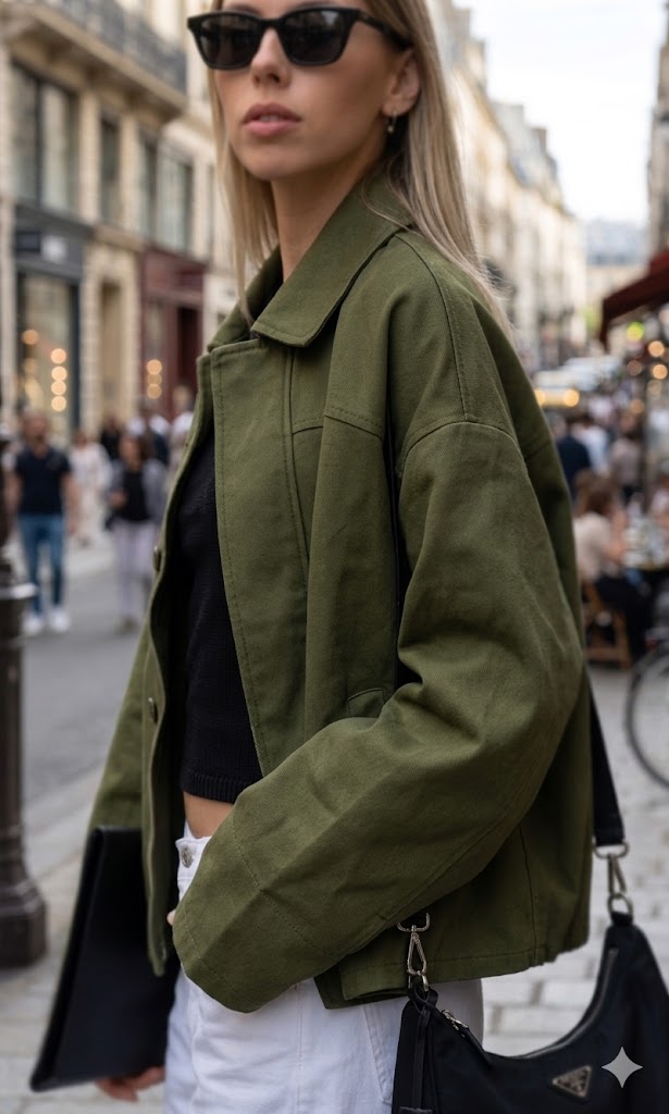 Women's Cropped Faux Suede Bomber Jacket Fall Casual Oversized Shacket Coat Long Sleeve Trendy Outerwear