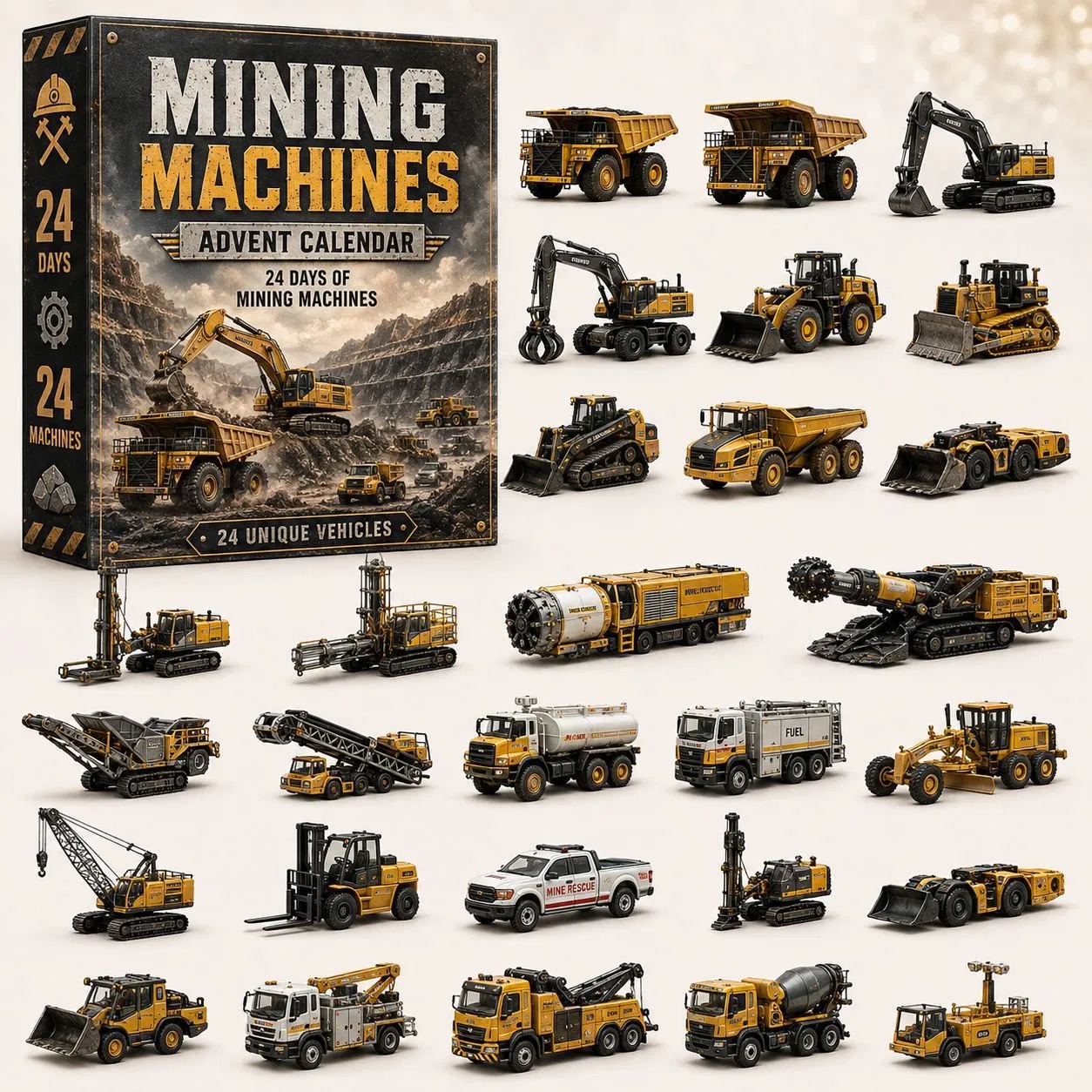 🚜 Build the Fleet Collection 24‑Day Vehicle Advent Calendar Series