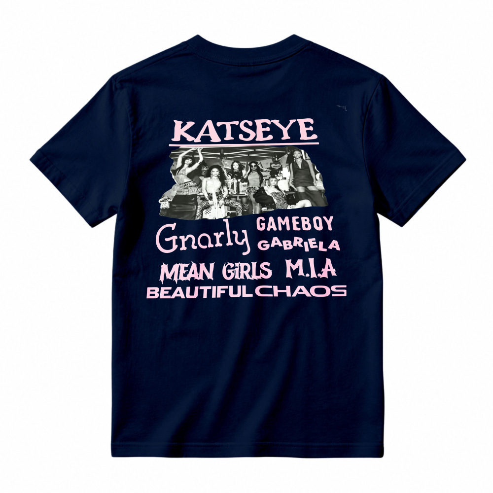 Katseye Gnarly Gameboy Gabriela Mean Girls Mia Beautiful Chaos T-shirt