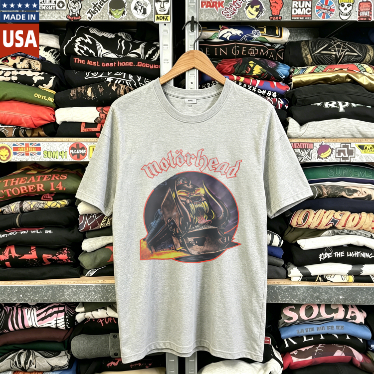 CozTee Vintage Motorhead - Orgasmatron Graphic T-Shirt