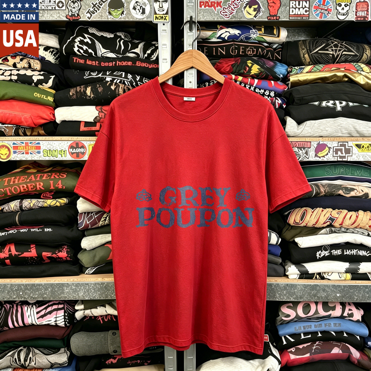 CozTee 90s Grey Poupon Mustard Promo Rare Graphic T-Shirt