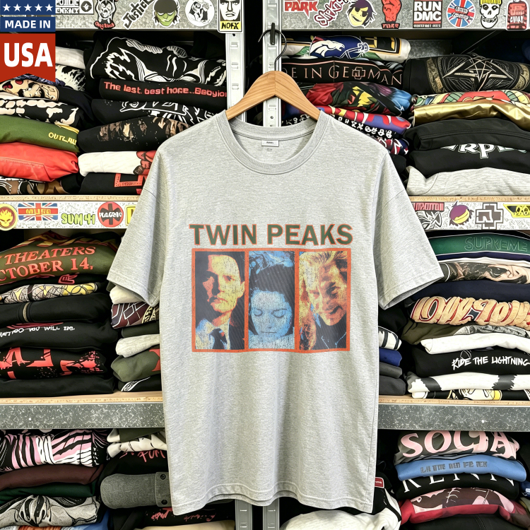 CozTee Twin Peaks Character Portraits Graphic T-Shirt