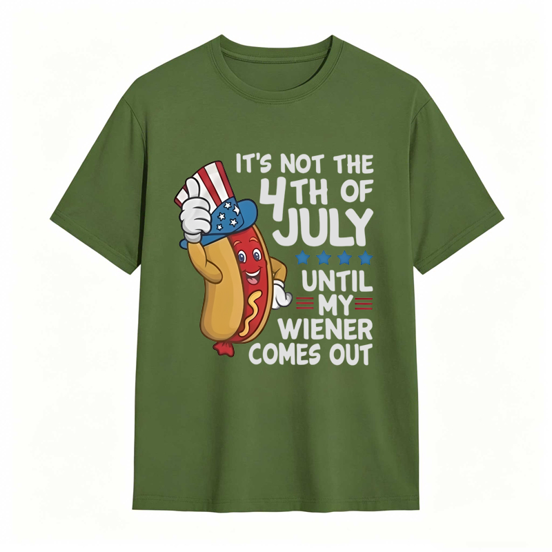 4th of July Funny Wiener Humor T-shirt