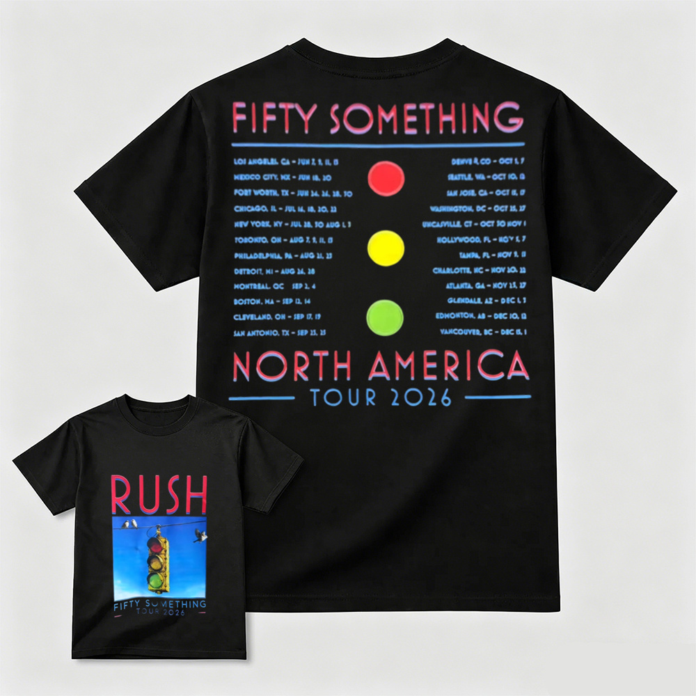 Rush Band Stoplight 2026 Concert Classic T-Shirt